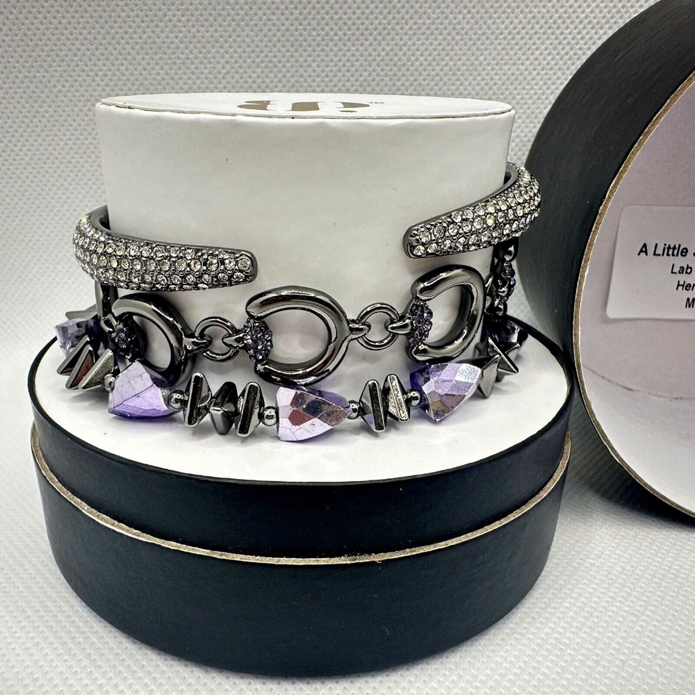 NIB Bomb Party Fall Luxe Edition Stacks Bracelets A Little Spooky Never Hurt